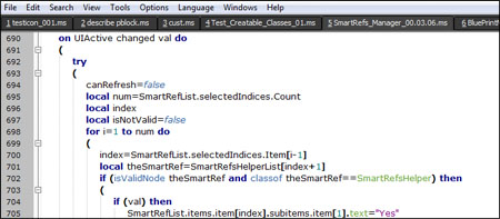 smartrefs maxscripts documentation commands help external references 3ds max refs plugin